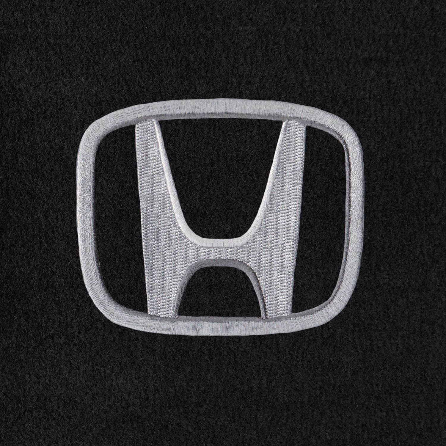 Lloyd Mats Car Floor Mat H Silver Logo for Honda 2015-2020 Fit - Ebony