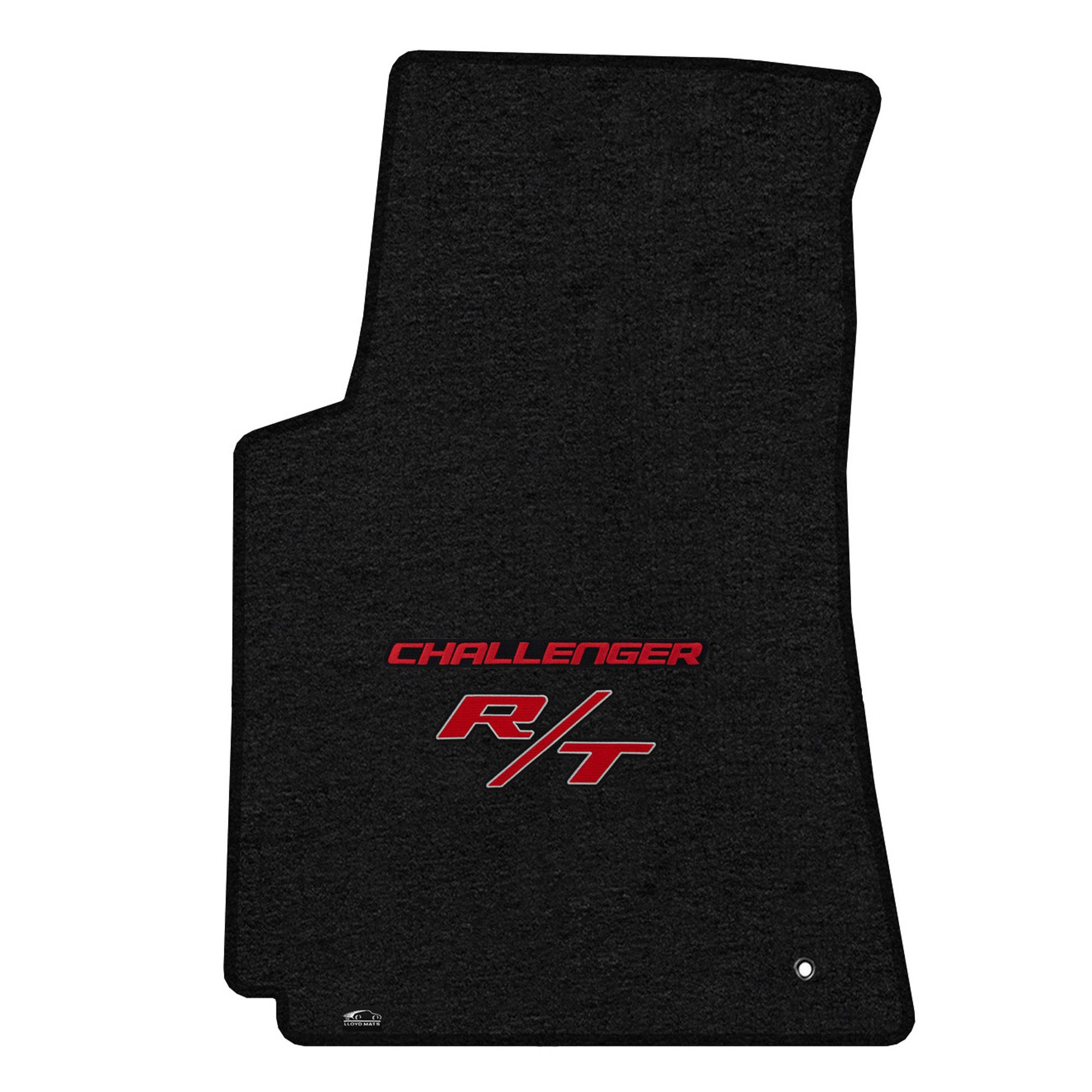 Lloyd Mats Car Floor Mat Challenger & RT Red Logo for Dodge 20082010