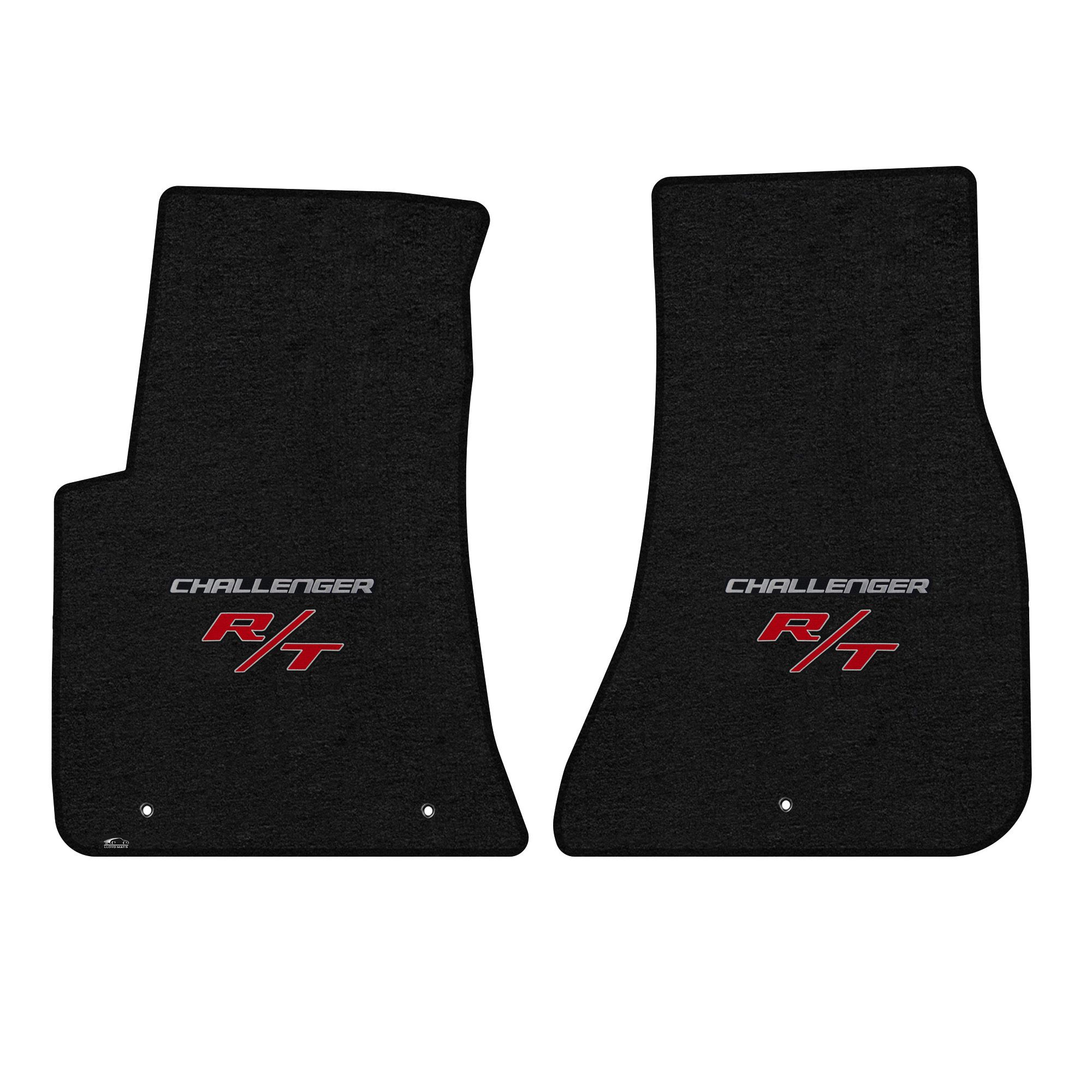 Lloyd Mats Car Floor Mat Challenger & RT Silver Logo for Dodge 1122