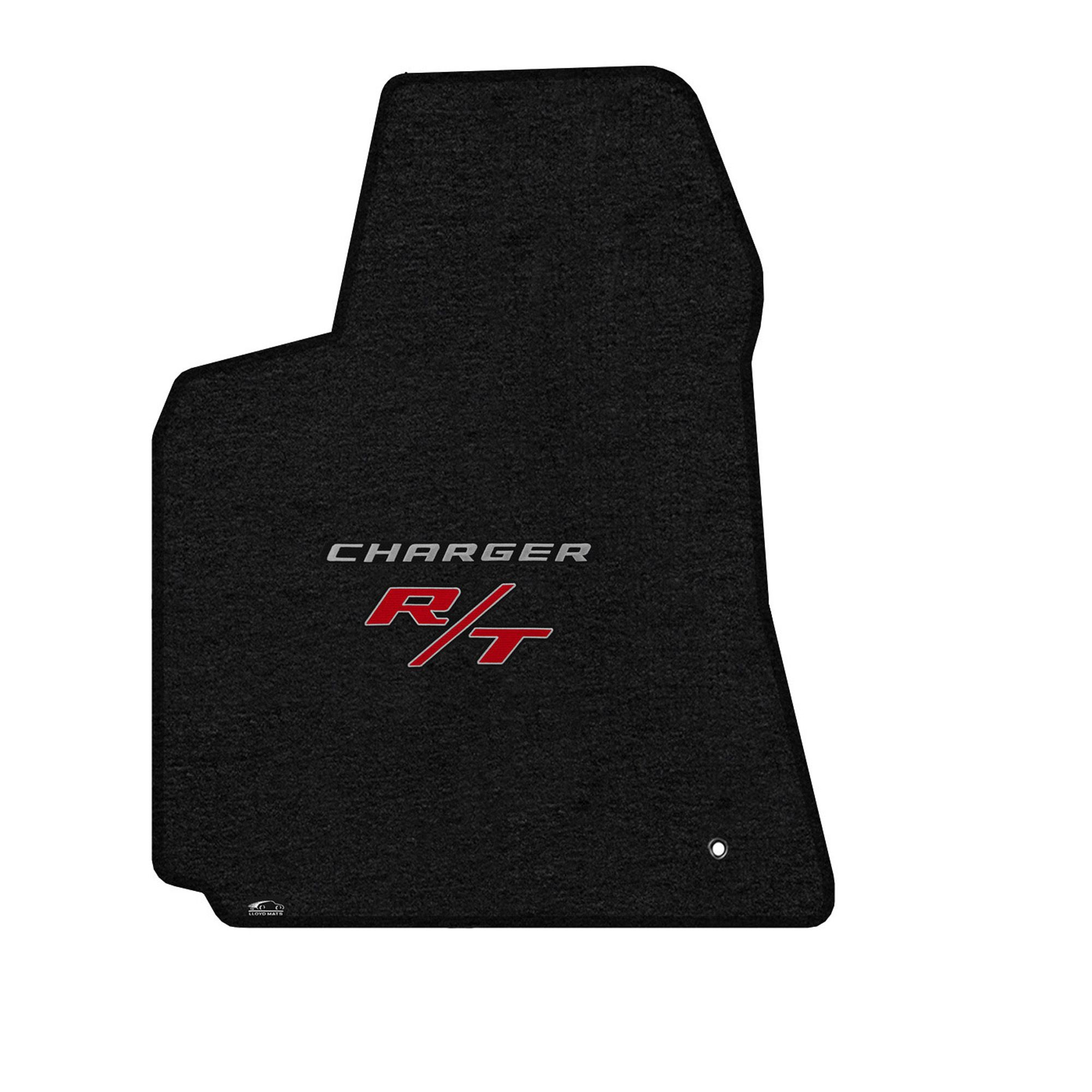 Lloyd Mats Car Floor Mat Charger Silver Red RT Logo for Dodge 2006-2010 Charger - Picture 2 of 12