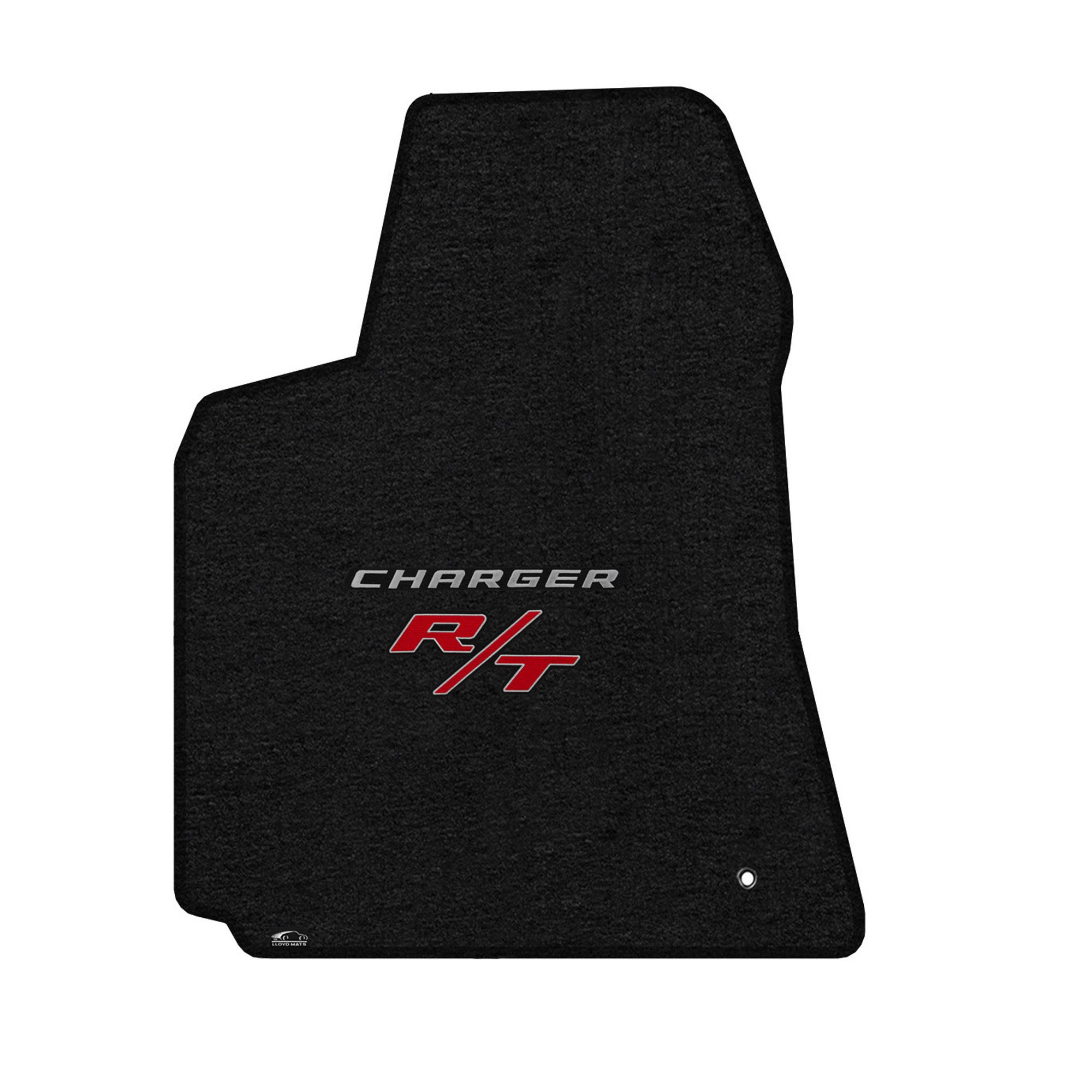 Lloyd Mats Car Floor Mat Charger Silver Red RT Logo for Dodge 2006-2010 Charger - Picture 8 of 12